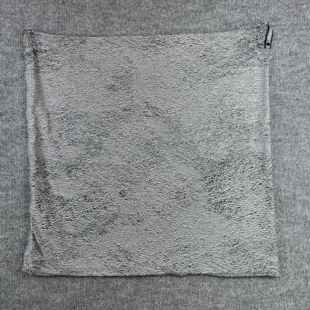 Lululemon Athletica Gym Towel Gray Microfiber 26.5x27.5 Textured Square Workout